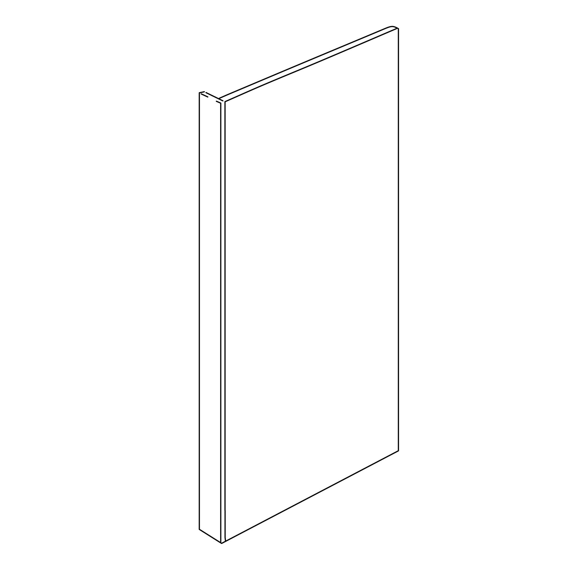 Stowe White Dishwasher Panel KOB